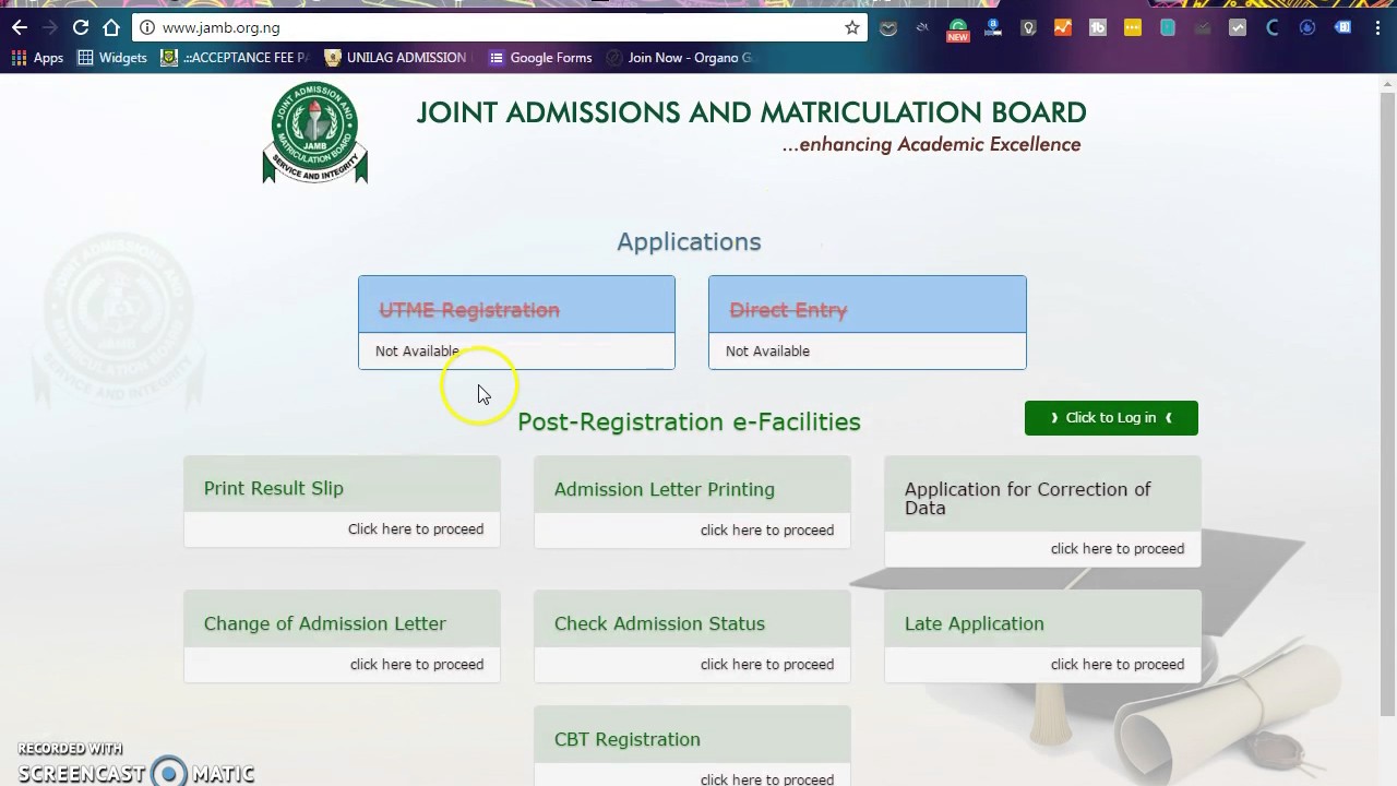 How To Fill Jamb 2021 Form In Less Than 5 Minutes Jamb Org Ng Guide