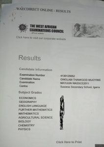 Original WAEC result/Printed WAEC result/Statement of Detailed of result Post-UTME Screening Exercise Application record Admission letter from UNIBEN. Online payment Slip/Payment of Acceptance Letter