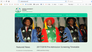 List Of Courses Offered In Federal University Wukari (FUWUKARI)