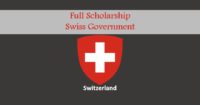 Swiss Government Excellence Scholarships, o3school