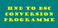 How To Convert HND To BSc. In Nigeria