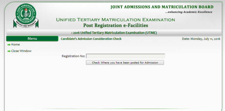 Jamb Admission Status Portal Jamb Admission Free Checker Jamb Admission Status Portal Jamb Admission Free Checker