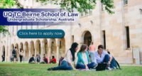 UQ TC Beirne School Of Law Undergraduate Scholarship For International Students In Australia