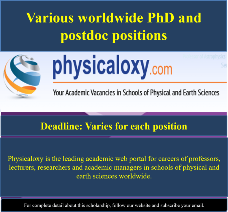 physics postdoc jobs