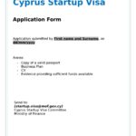 Cyprus Visa Application Form