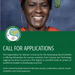 PhD Fellowships for Women Scientists from Science & Technology of Lagging Countries