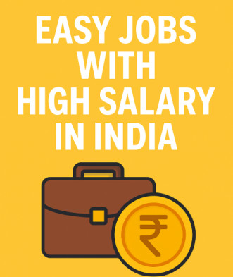 Easy jobs with high salary in India