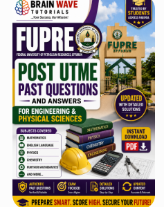 FUPRE Post UTME Past Questions and Answers PDF for Engineering & Sciences