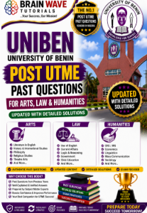 UNIBEN Arts Law Humanities Post UTME Past Questions PDF Cover