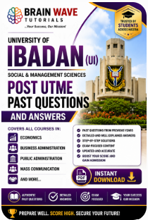University of Ibadan (UI) Social & Management Sciences Post UTME Past Questions