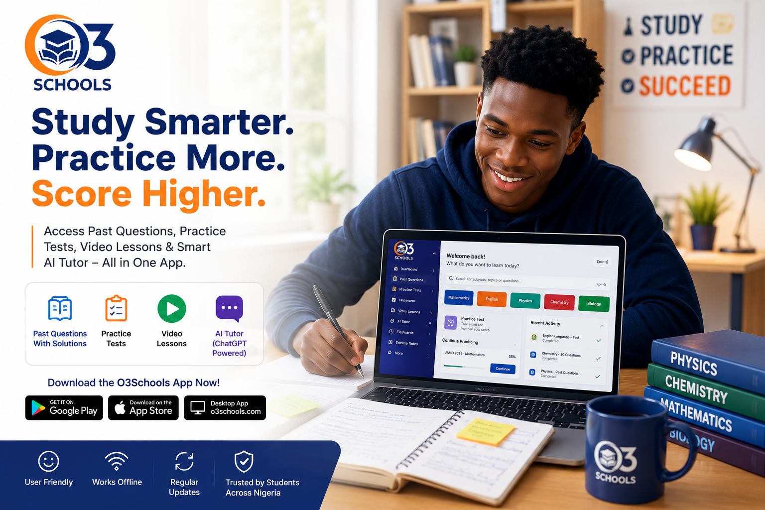 O3Schools JAMB CBT App